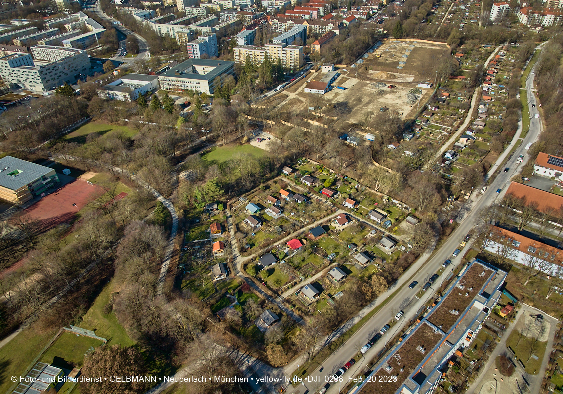 20.02.2023 -  der verschwundene Hachinger Bach in Neuperlach und Berg am Laim